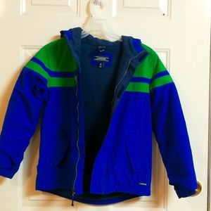 Lands and boys size medium 10-12 squall jacket fleece lined